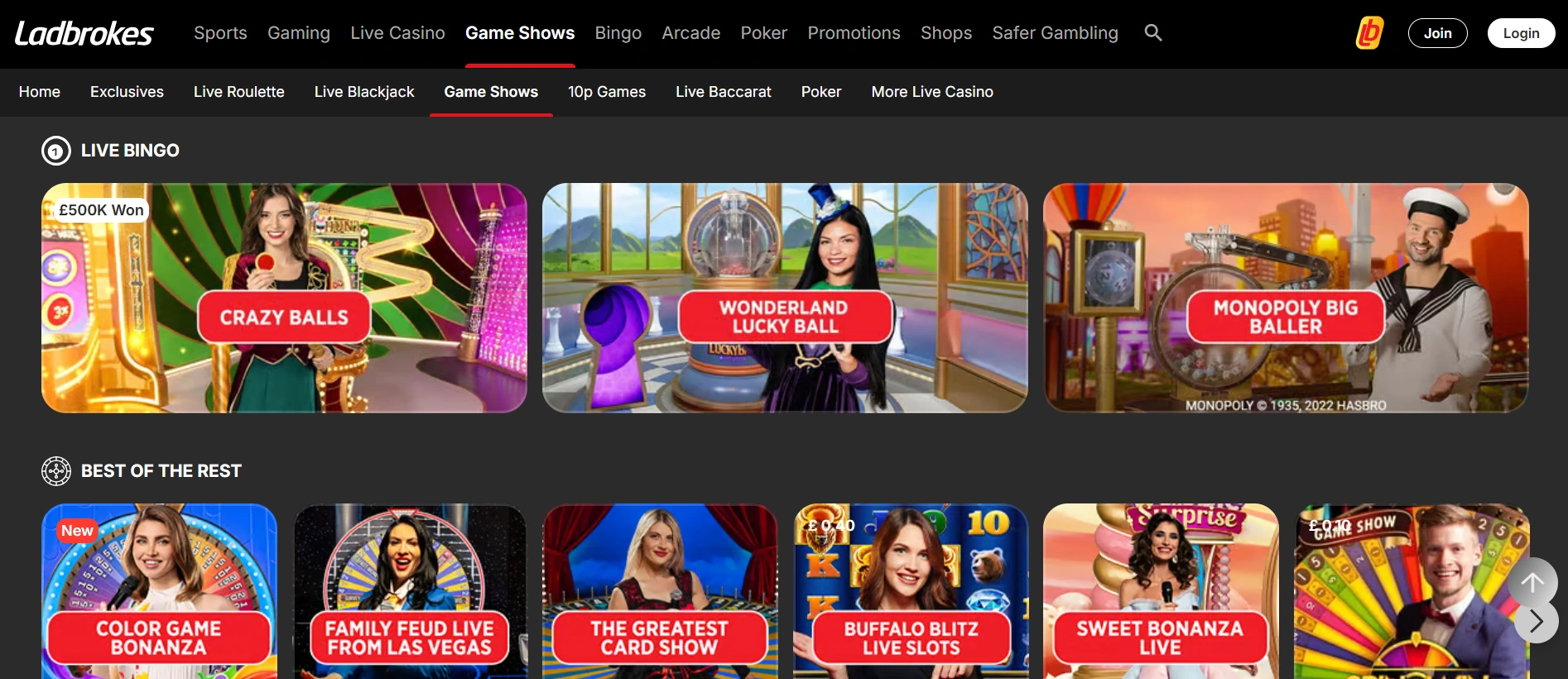Ladbrokes online sázení